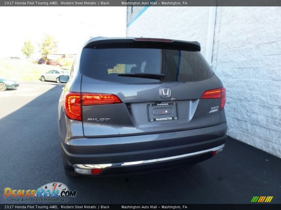 2017 Honda Pilot Touring AWD Modern Steel Metallic / Black Photo #7