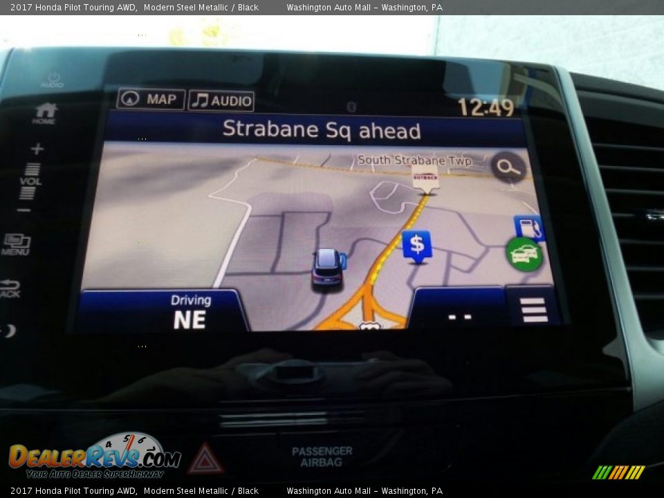 2017 Honda Pilot Touring AWD Modern Steel Metallic / Black Photo #28