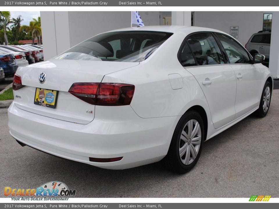 2017 Volkswagen Jetta S Pure White / Black/Palladium Gray Photo #10