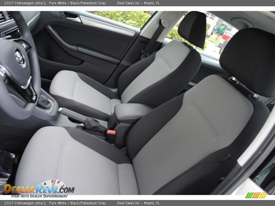 2017 Volkswagen Jetta S Pure White / Black/Palladium Gray Photo #14