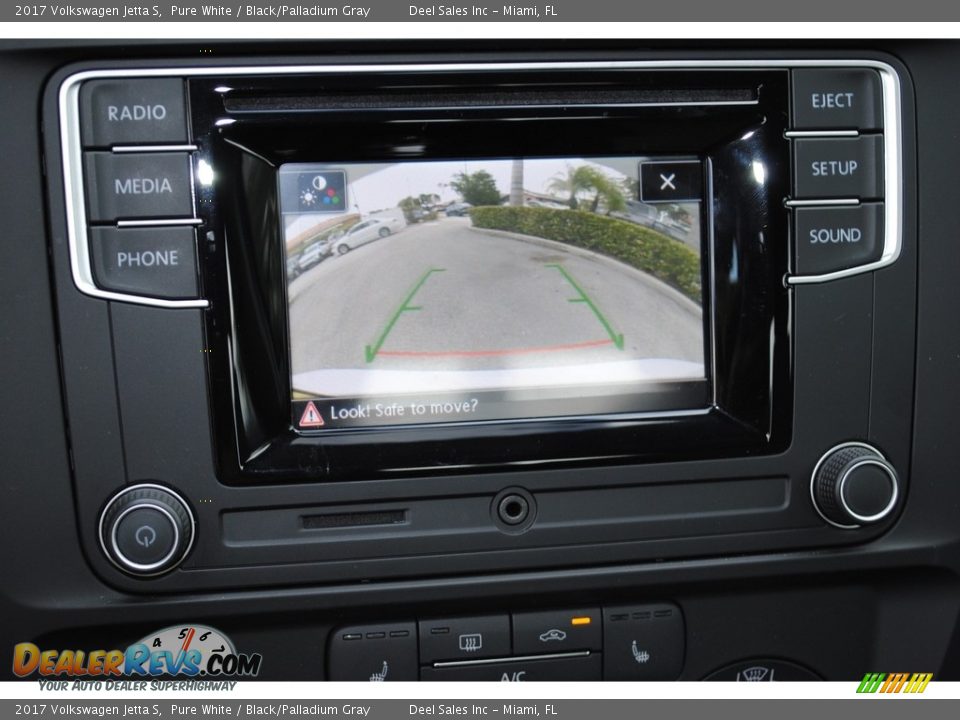 2017 Volkswagen Jetta S Pure White / Black/Palladium Gray Photo #17