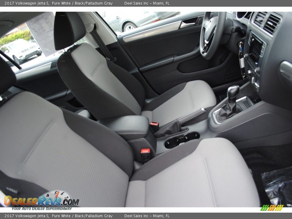 2017 Volkswagen Jetta S Pure White / Black/Palladium Gray Photo #19