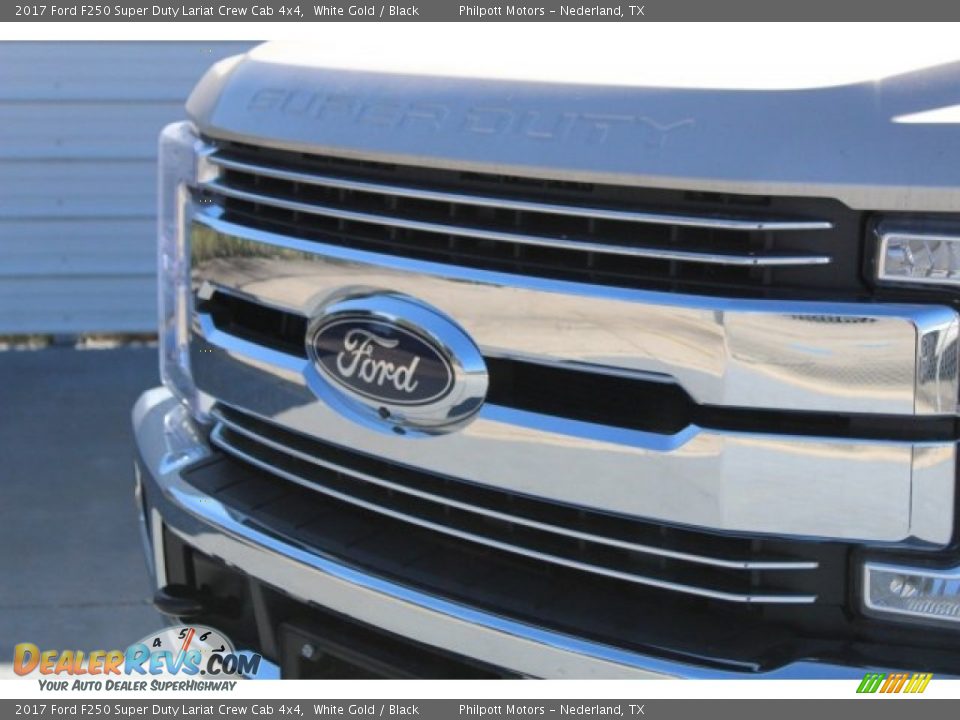 2017 Ford F250 Super Duty Lariat Crew Cab 4x4 White Gold / Black Photo #4