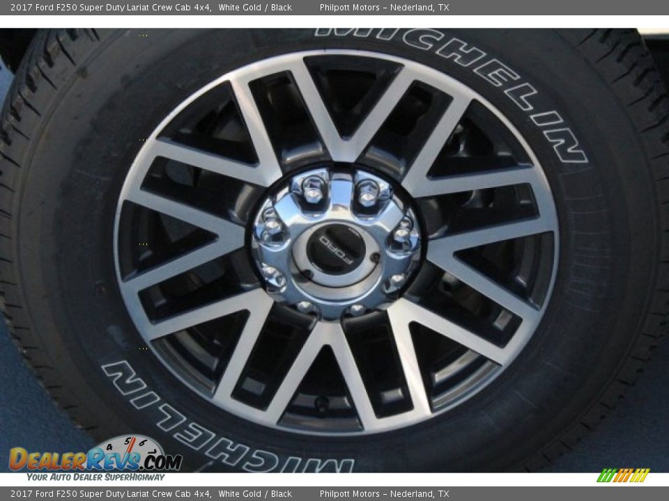 2017 Ford F250 Super Duty Lariat Crew Cab 4x4 White Gold / Black Photo #5
