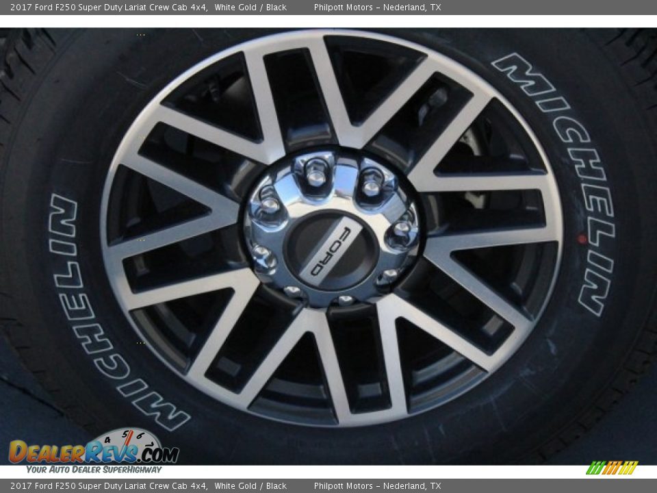 2017 Ford F250 Super Duty Lariat Crew Cab 4x4 White Gold / Black Photo #6
