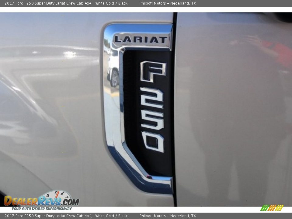 2017 Ford F250 Super Duty Lariat Crew Cab 4x4 White Gold / Black Photo #7