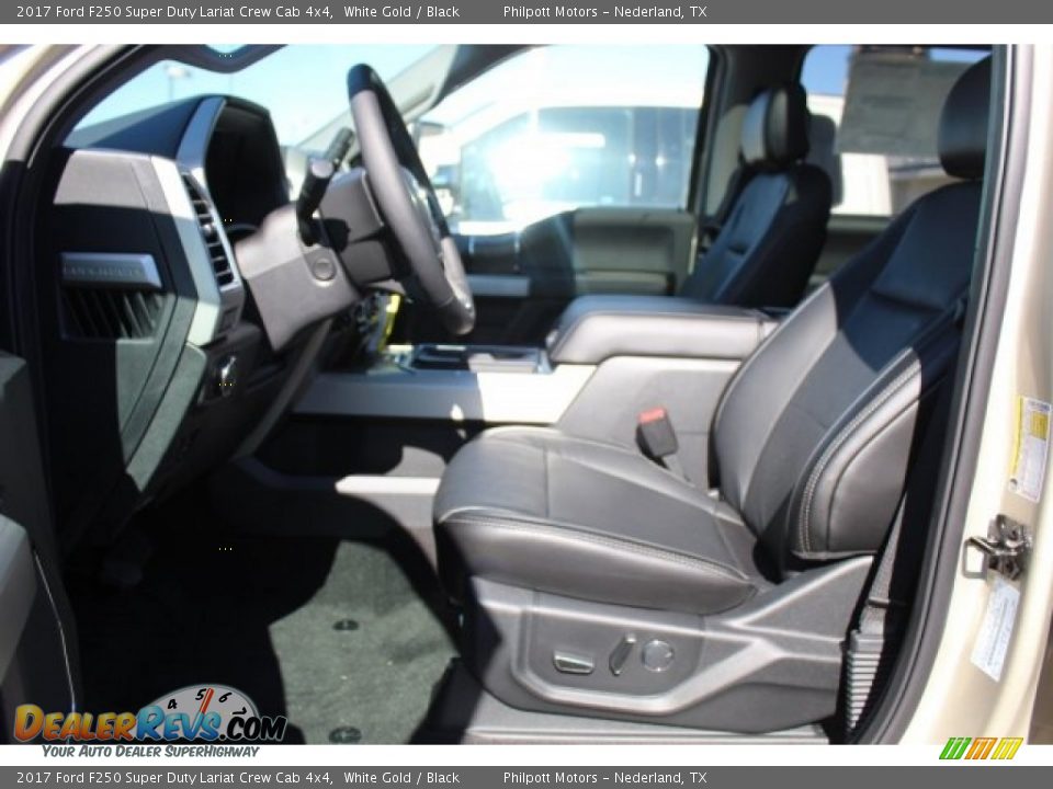 2017 Ford F250 Super Duty Lariat Crew Cab 4x4 White Gold / Black Photo #14