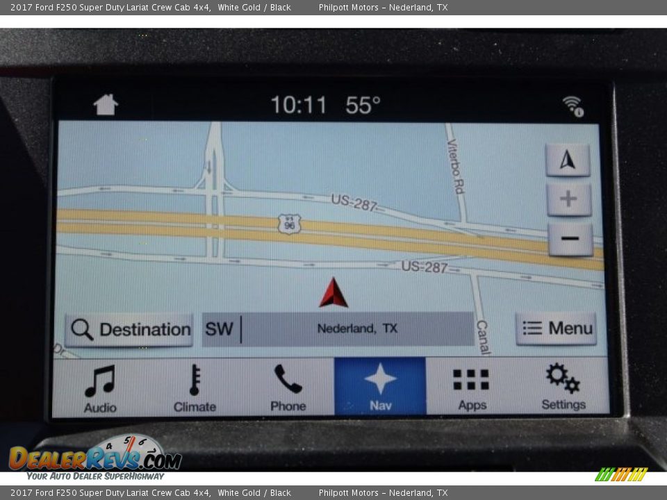 2017 Ford F250 Super Duty Lariat Crew Cab 4x4 White Gold / Black Photo #16