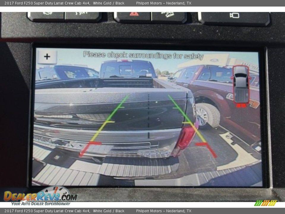 2017 Ford F250 Super Duty Lariat Crew Cab 4x4 White Gold / Black Photo #17