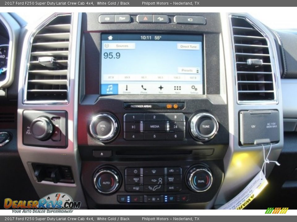 2017 Ford F250 Super Duty Lariat Crew Cab 4x4 White Gold / Black Photo #18