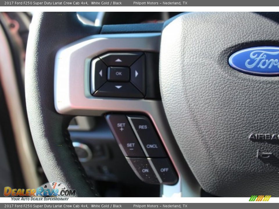 2017 Ford F250 Super Duty Lariat Crew Cab 4x4 White Gold / Black Photo #19