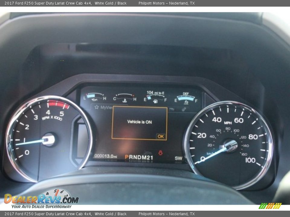 2017 Ford F250 Super Duty Lariat Crew Cab 4x4 White Gold / Black Photo #22