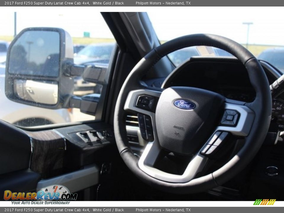 2017 Ford F250 Super Duty Lariat Crew Cab 4x4 White Gold / Black Photo #26