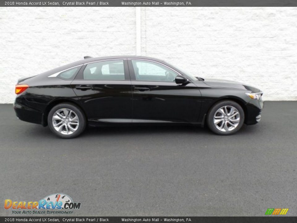 2018 Honda Accord LX Sedan Crystal Black Pearl / Black Photo #2