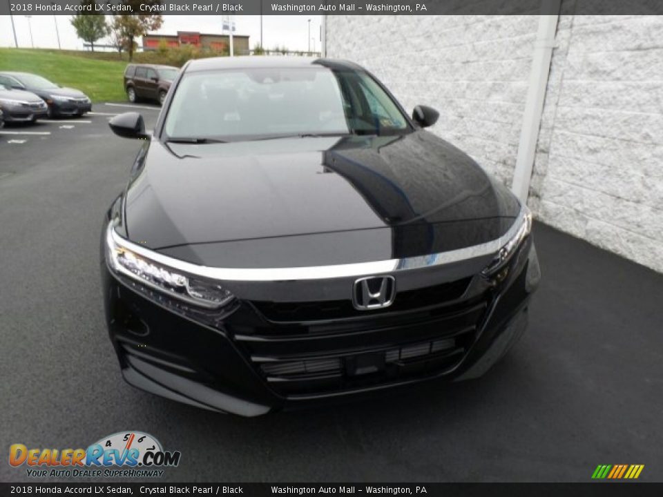 2018 Honda Accord LX Sedan Crystal Black Pearl / Black Photo #3