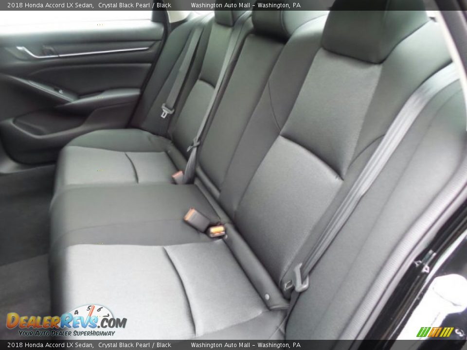 2018 Honda Accord LX Sedan Crystal Black Pearl / Black Photo #10