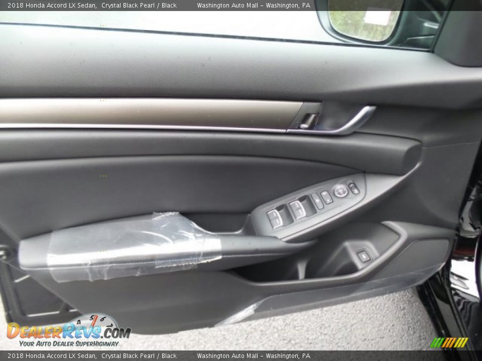 2018 Honda Accord LX Sedan Crystal Black Pearl / Black Photo #13