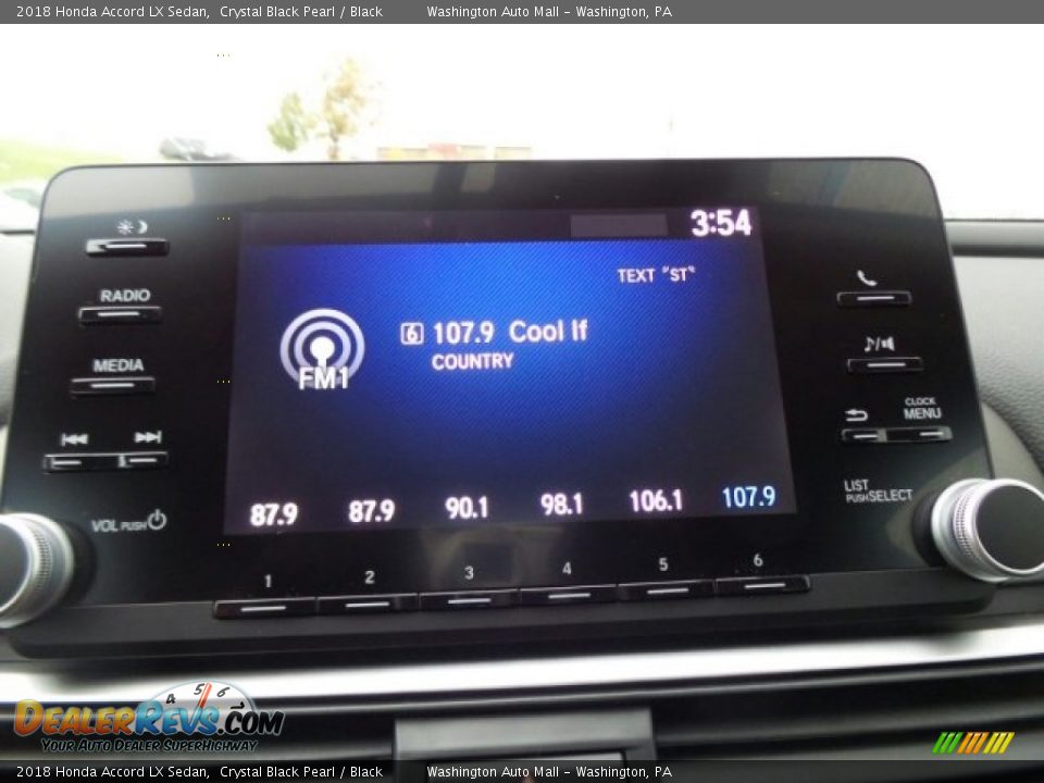 2018 Honda Accord LX Sedan Crystal Black Pearl / Black Photo #21