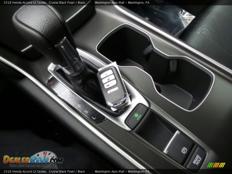 2018 Honda Accord LX Sedan Crystal Black Pearl / Black Photo #23