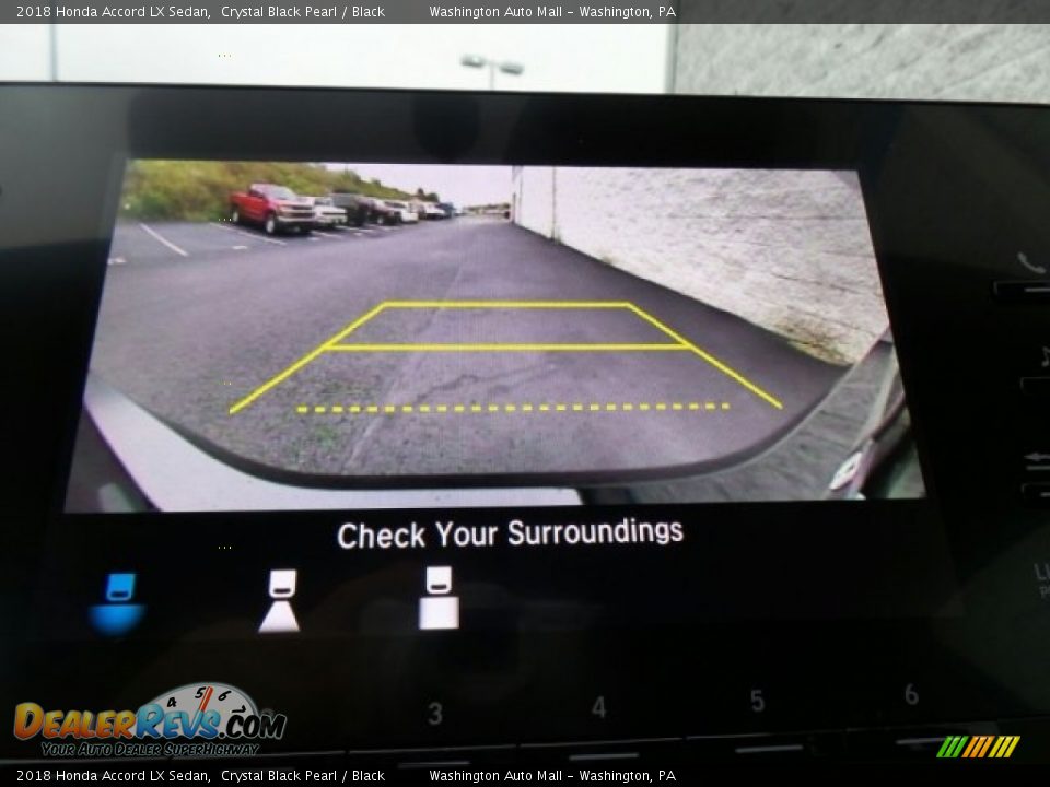 2018 Honda Accord LX Sedan Crystal Black Pearl / Black Photo #24