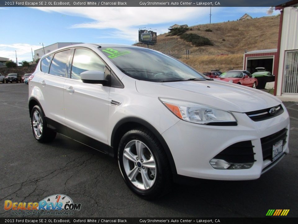 2013 Ford Escape SE 2.0L EcoBoost Oxford White / Charcoal Black Photo #1