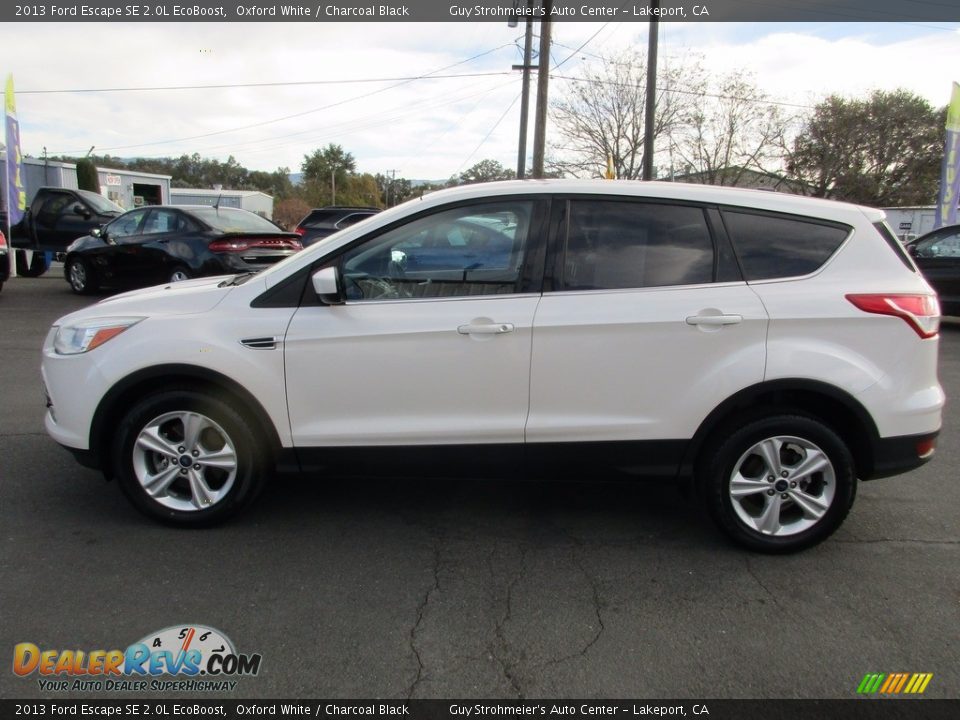 2013 Ford Escape SE 2.0L EcoBoost Oxford White / Charcoal Black Photo #4