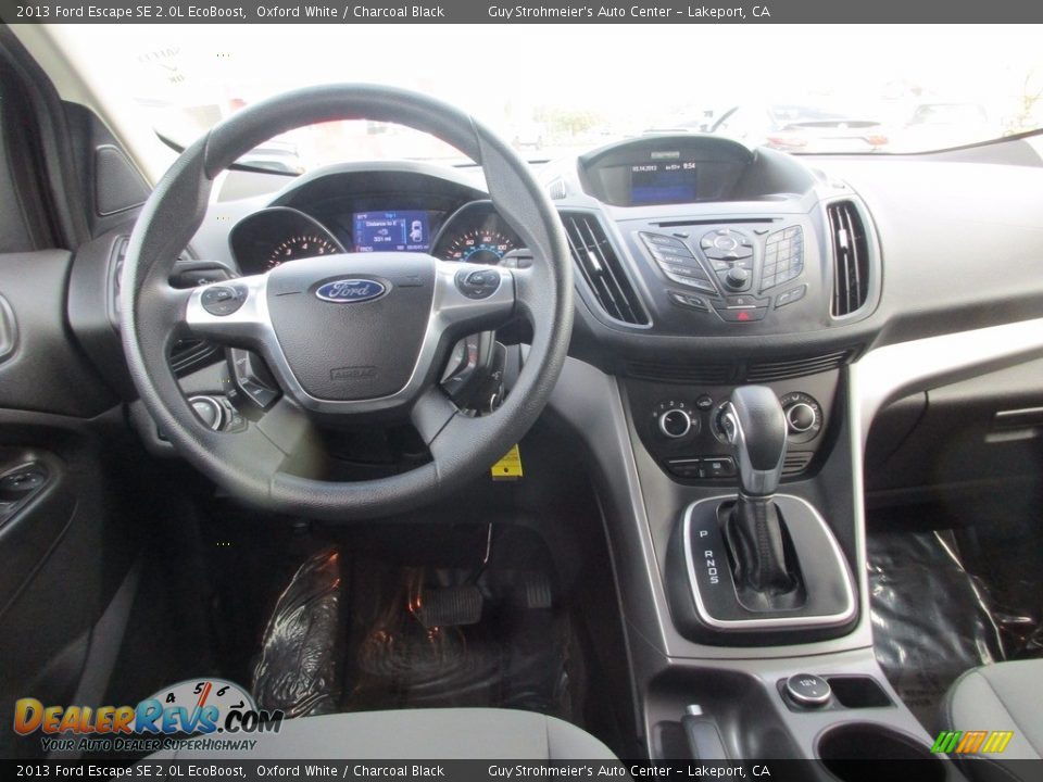 2013 Ford Escape SE 2.0L EcoBoost Oxford White / Charcoal Black Photo #10