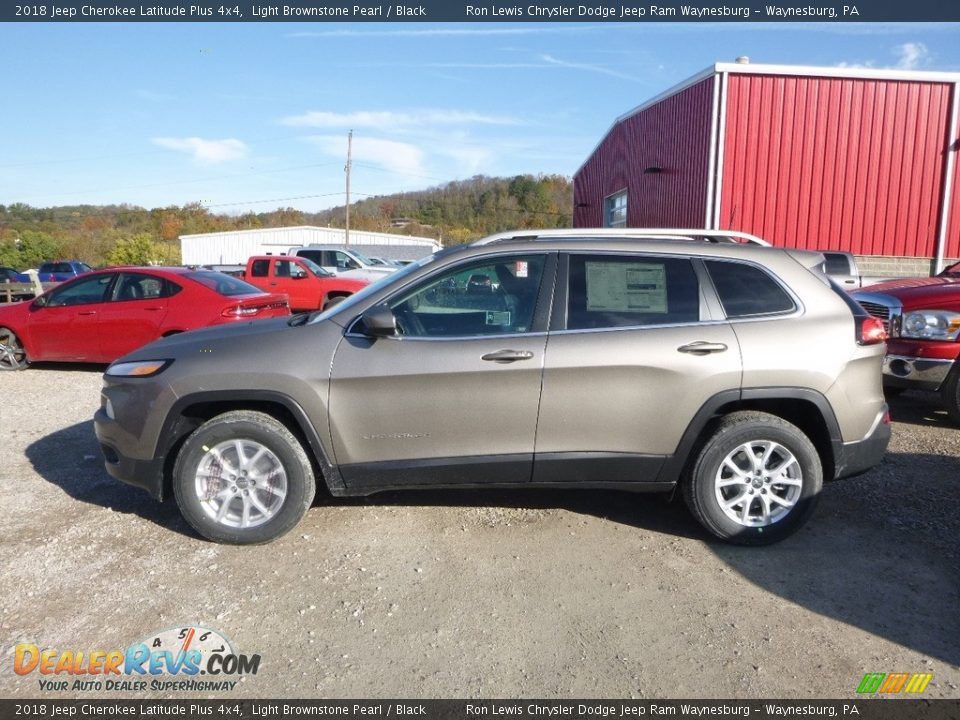 Light Brownstone Pearl 2018 Jeep Cherokee Latitude Plus 4x4 Photo #2