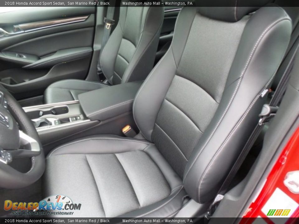 Front Seat of 2018 Honda Accord Sport Sedan Photo #9
