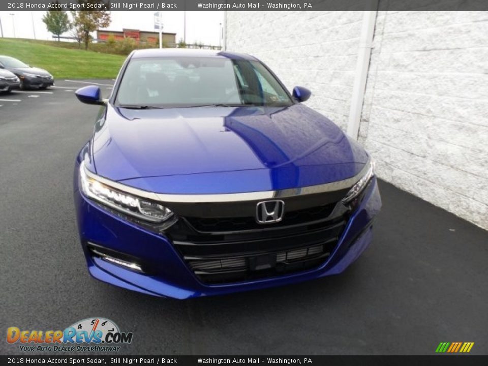 2018 Honda Accord Sport Sedan Still Night Pearl / Black Photo #3