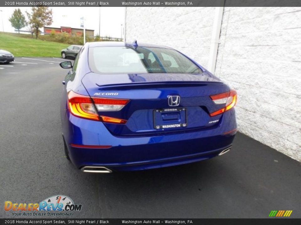 2018 Honda Accord Sport Sedan Still Night Pearl / Black Photo #7