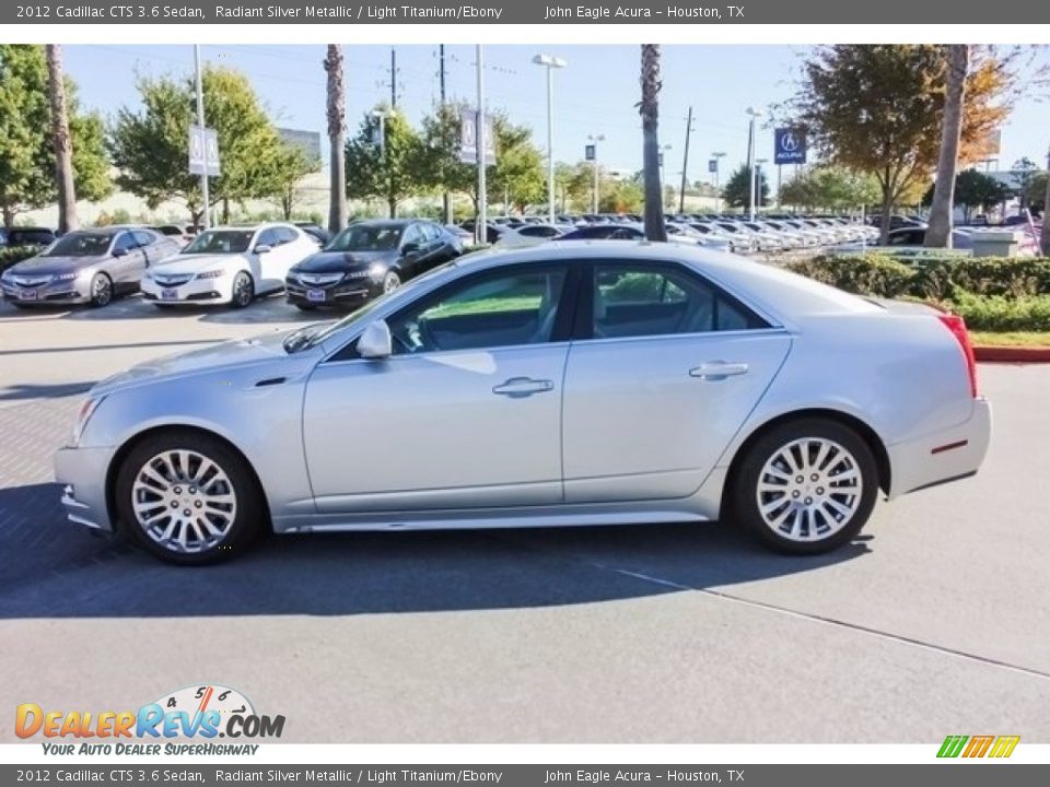 2012 Cadillac CTS 3.6 Sedan Radiant Silver Metallic / Light Titanium/Ebony Photo #4
