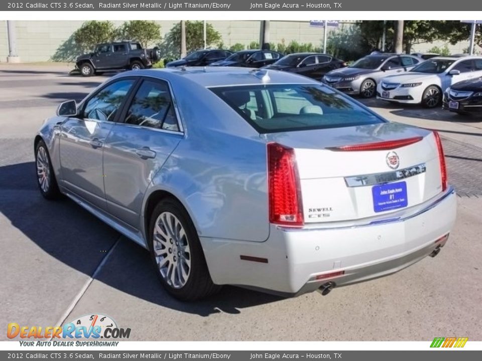 2012 Cadillac CTS 3.6 Sedan Radiant Silver Metallic / Light Titanium/Ebony Photo #5