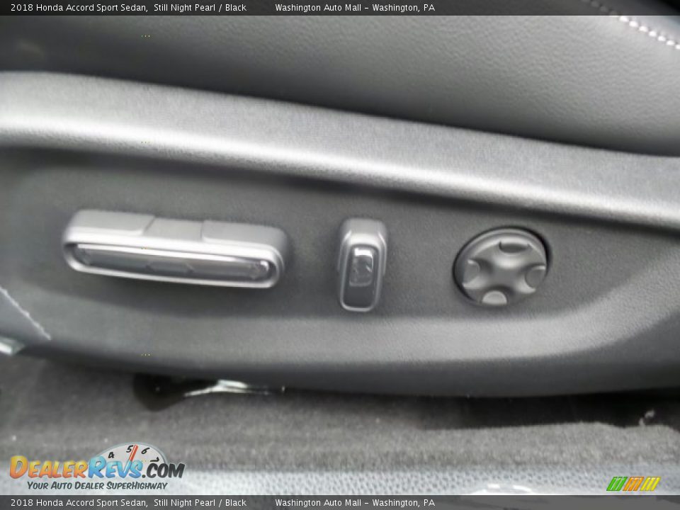 2018 Honda Accord Sport Sedan Still Night Pearl / Black Photo #14