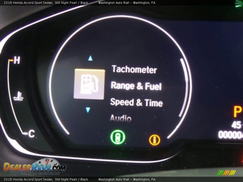 2018 Honda Accord Sport Sedan Still Night Pearl / Black Photo #15