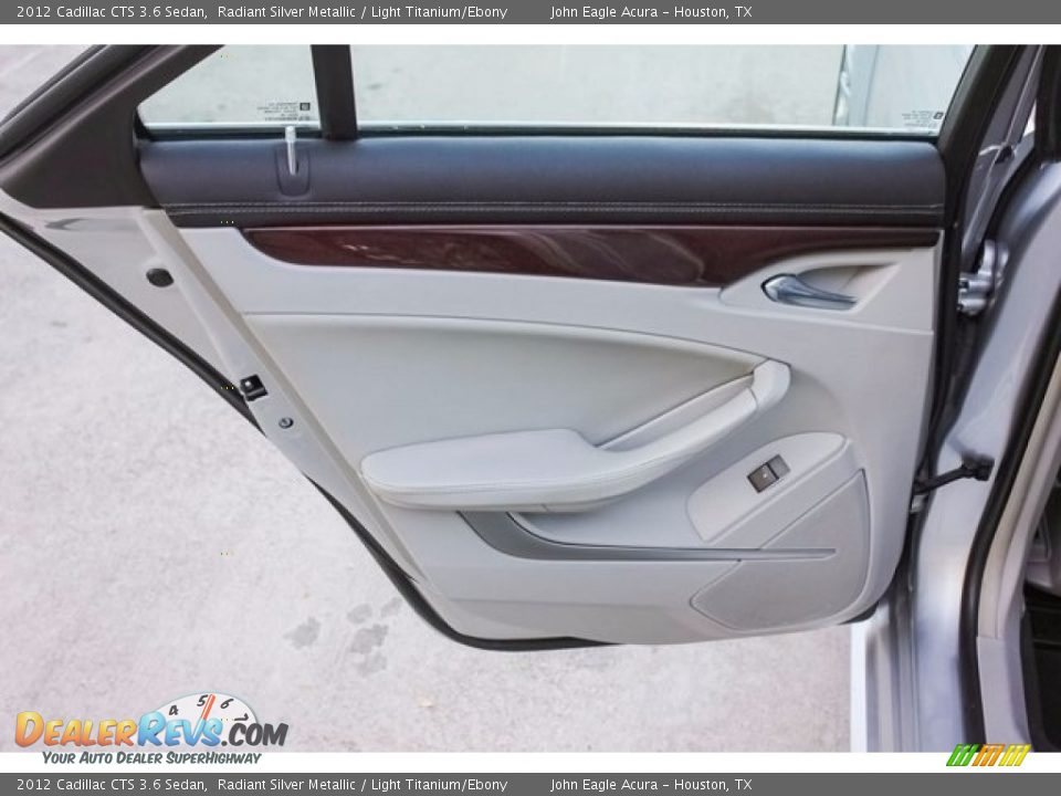 2012 Cadillac CTS 3.6 Sedan Radiant Silver Metallic / Light Titanium/Ebony Photo #14