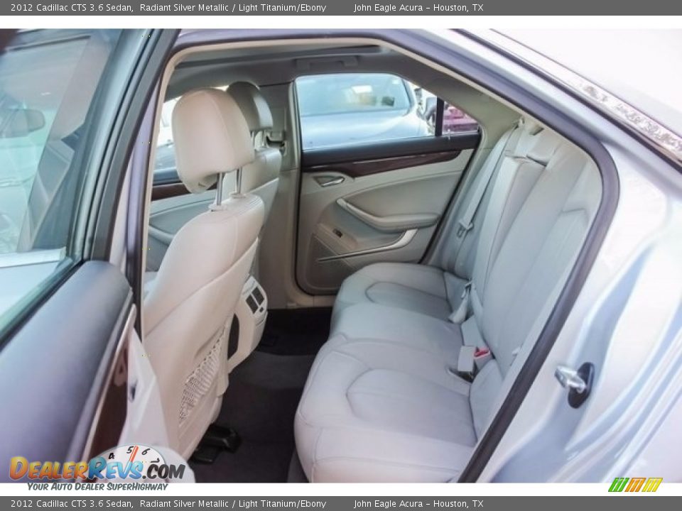 2012 Cadillac CTS 3.6 Sedan Radiant Silver Metallic / Light Titanium/Ebony Photo #15