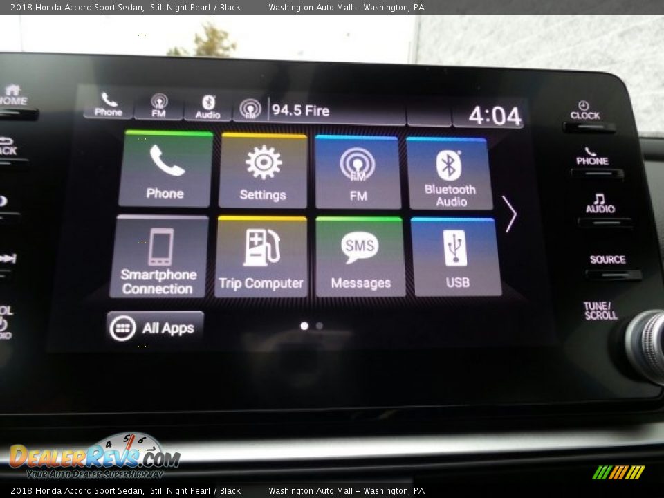 Controls of 2018 Honda Accord Sport Sedan Photo #24
