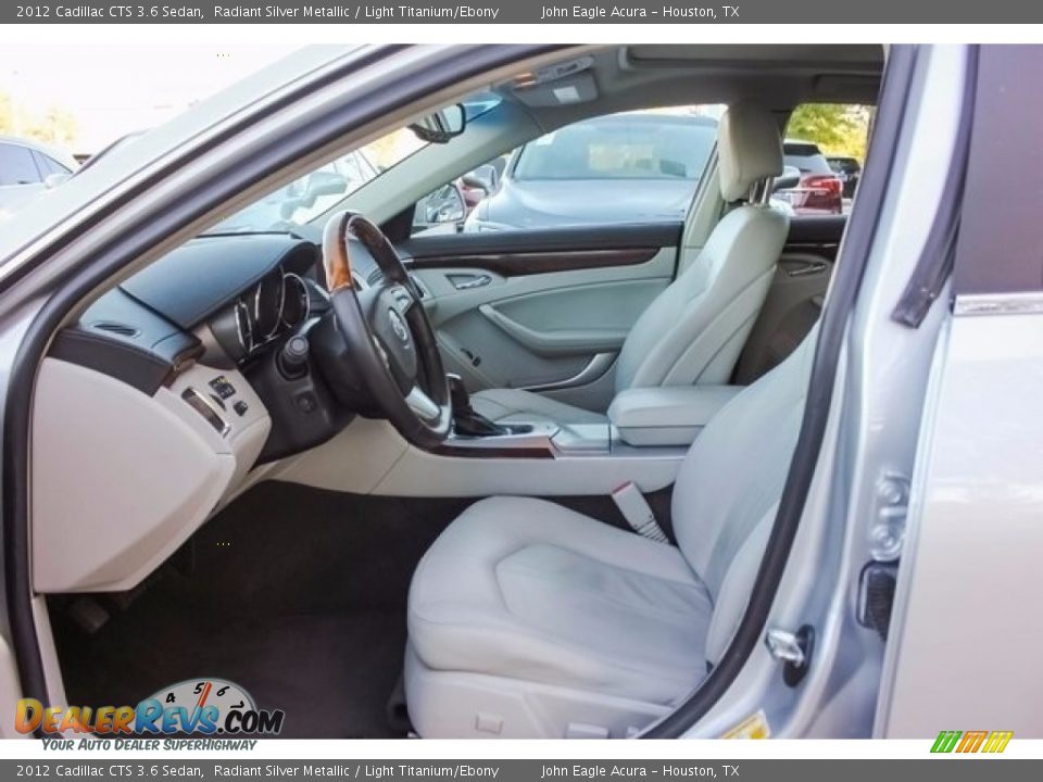 2012 Cadillac CTS 3.6 Sedan Radiant Silver Metallic / Light Titanium/Ebony Photo #16