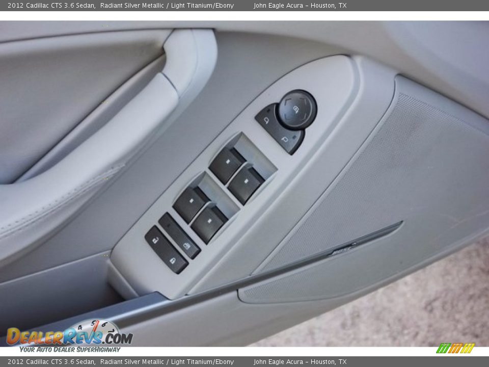2012 Cadillac CTS 3.6 Sedan Radiant Silver Metallic / Light Titanium/Ebony Photo #17
