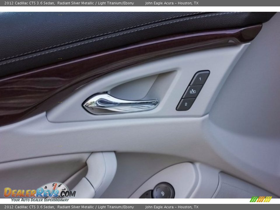 2012 Cadillac CTS 3.6 Sedan Radiant Silver Metallic / Light Titanium/Ebony Photo #19