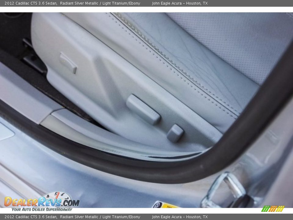 2012 Cadillac CTS 3.6 Sedan Radiant Silver Metallic / Light Titanium/Ebony Photo #20