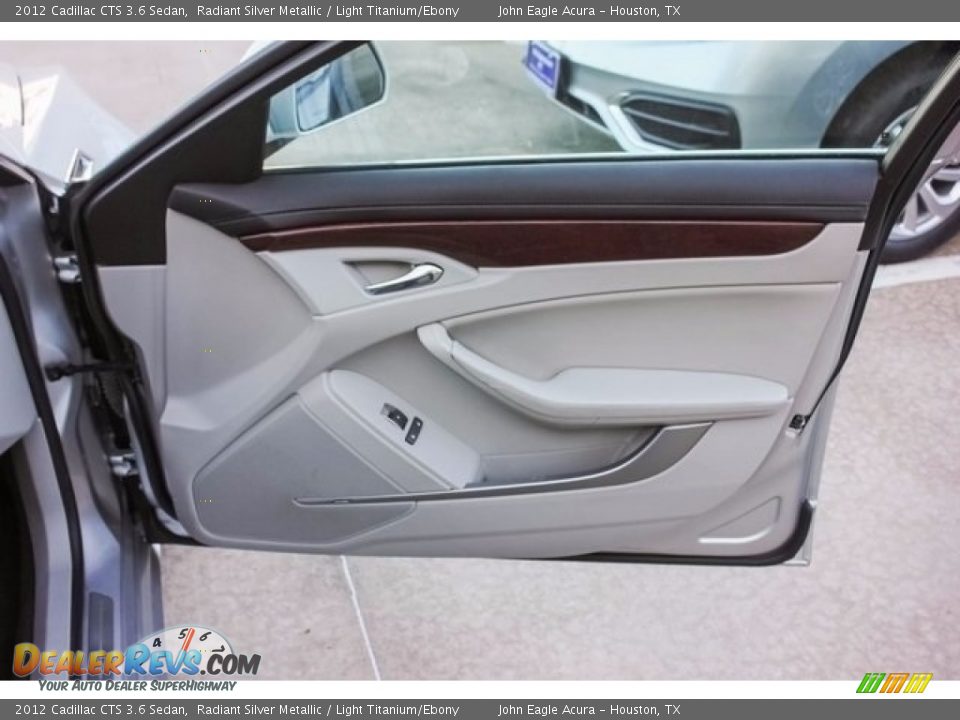 2012 Cadillac CTS 3.6 Sedan Radiant Silver Metallic / Light Titanium/Ebony Photo #21