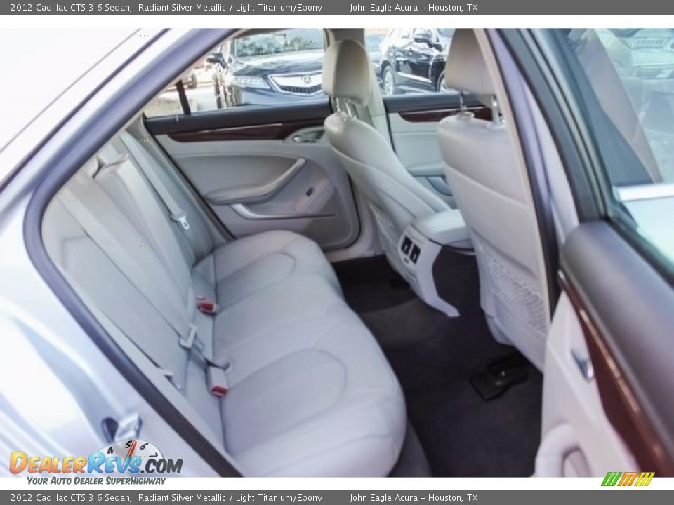 2012 Cadillac CTS 3.6 Sedan Radiant Silver Metallic / Light Titanium/Ebony Photo #23