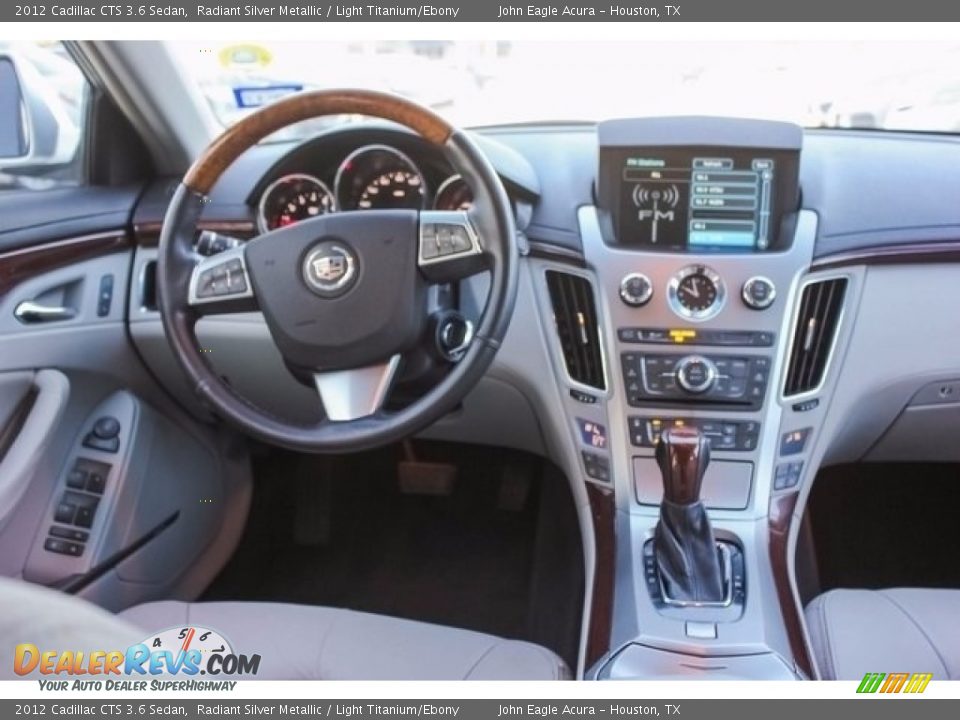 2012 Cadillac CTS 3.6 Sedan Radiant Silver Metallic / Light Titanium/Ebony Photo #26