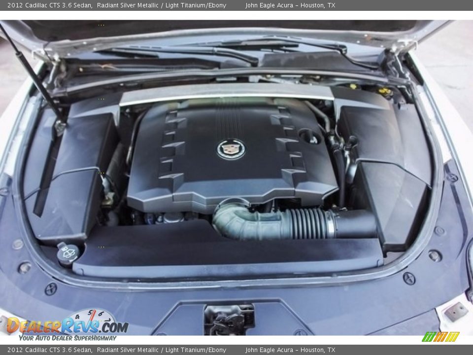 2012 Cadillac CTS 3.6 Sedan Radiant Silver Metallic / Light Titanium/Ebony Photo #27