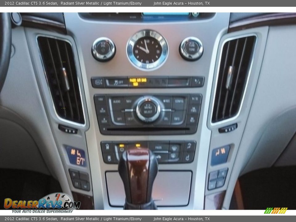 2012 Cadillac CTS 3.6 Sedan Radiant Silver Metallic / Light Titanium/Ebony Photo #28