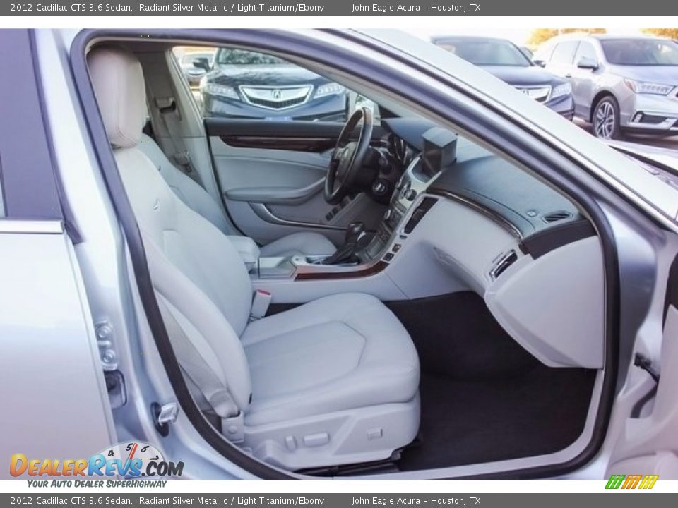 2012 Cadillac CTS 3.6 Sedan Radiant Silver Metallic / Light Titanium/Ebony Photo #30