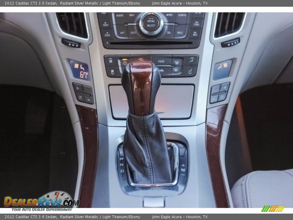 2012 Cadillac CTS 3.6 Sedan Radiant Silver Metallic / Light Titanium/Ebony Photo #31