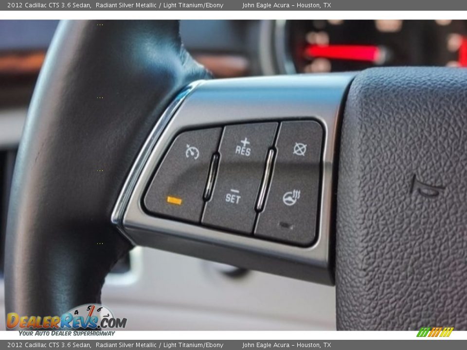 2012 Cadillac CTS 3.6 Sedan Radiant Silver Metallic / Light Titanium/Ebony Photo #32